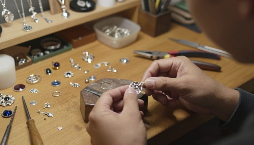 silver jewellery craftsmanship